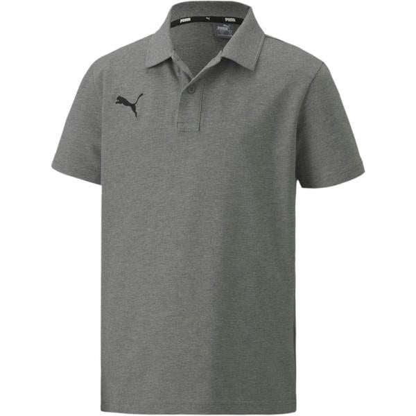 Puma Childrens/Kids TeamGoal 23 Contrast Logo Regular Polo Shirt - Medium Grey - 