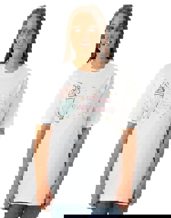 Pusheen Womens White Treat Yourself Short Sleeved T-Shirt