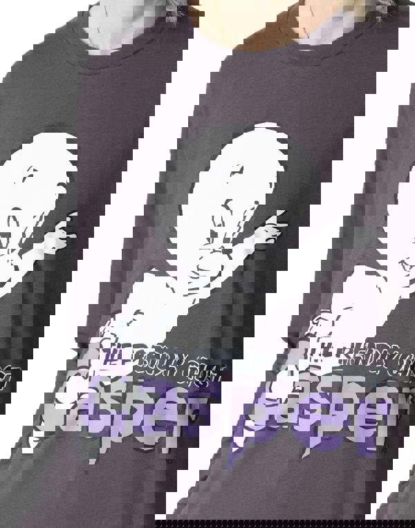 Casper Womens Grey Character Long Sleeve Long Leg Pyjama Set