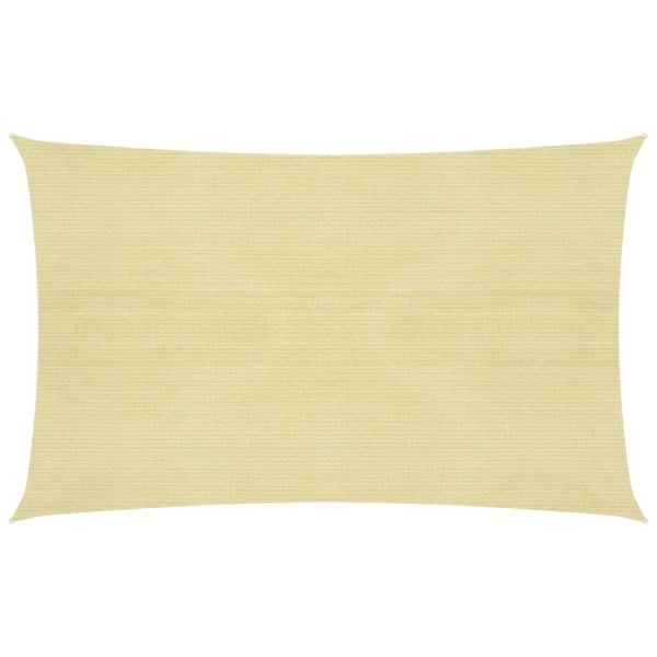 Berkfield Sunshade Sail 160 g/m�__ Beige 3x5 m HDPE