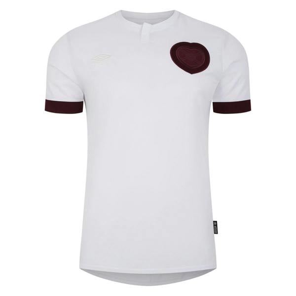 Umbro Kids 23/24 Heart Of Midlothian FC Third Jersey - White/Claret Red