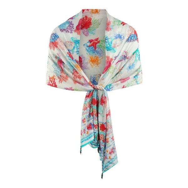 Inoa Bonaire Reef 1202116 Multicoloured Long Rectangular Scarf