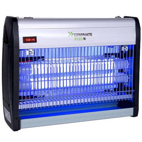 Xterminate Indoor Insect Fly Killer Zapper LED Low Energy Attracting UV Light Electric 16w