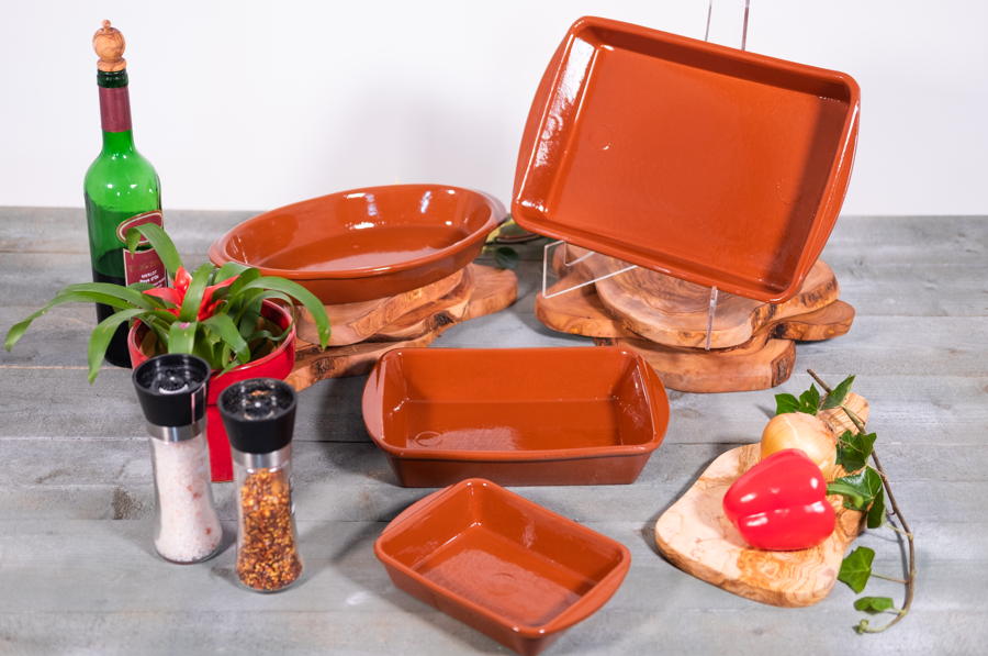 Verano Spanish Ceramics El Toro - Rectangular Oven Dish - Set of 3 Mixed