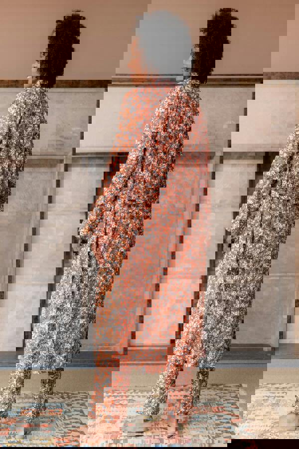 Lily & Me Day Break Cotton Dressing Gown Ginger