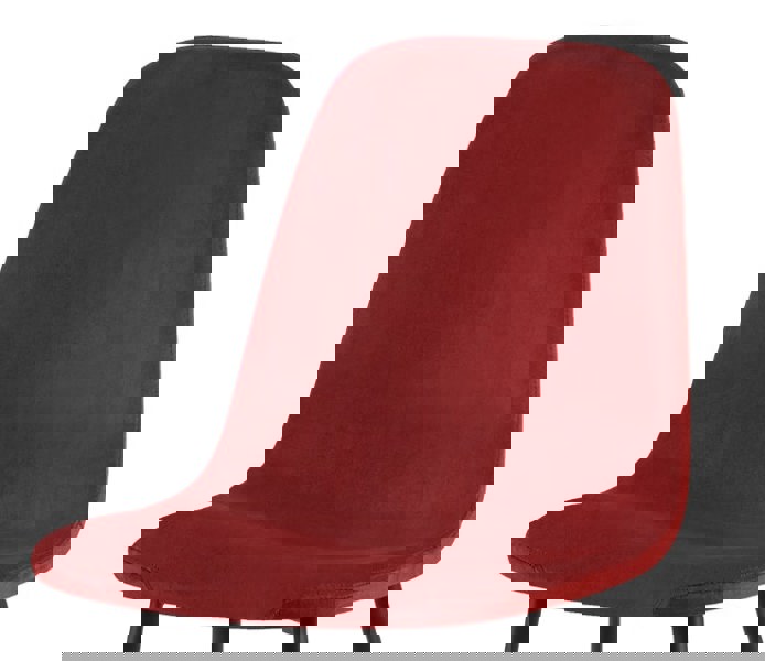 DS Living Luxe Dining Chair 4pc Madder Brown Wood Printed Coating
