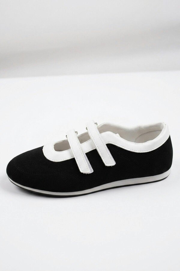 ikrush Elowen Contrast Two Strap Flat Pumps