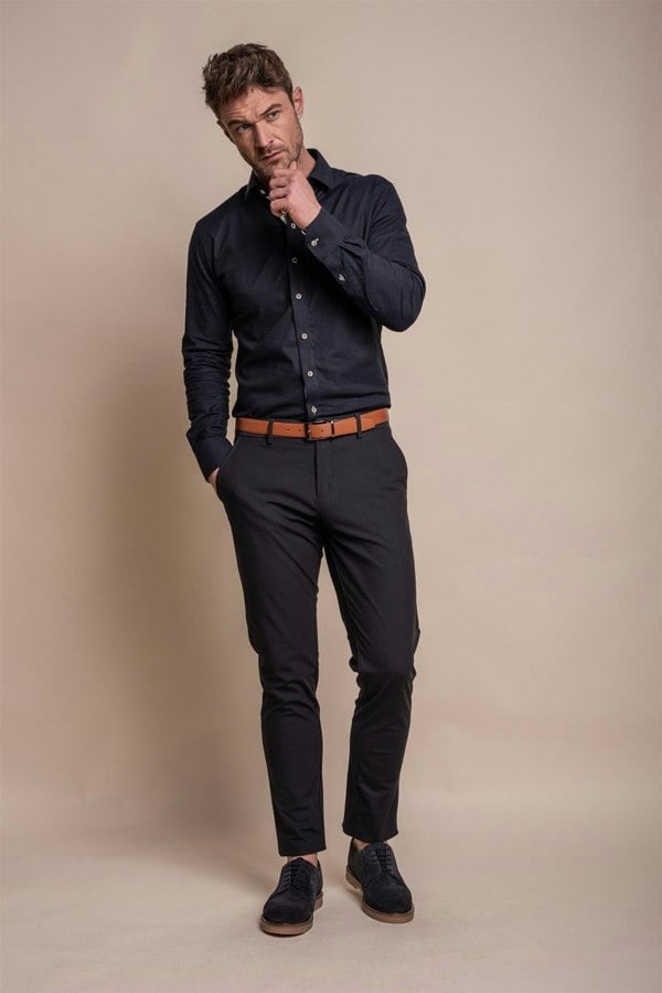 Reed navy trouser front