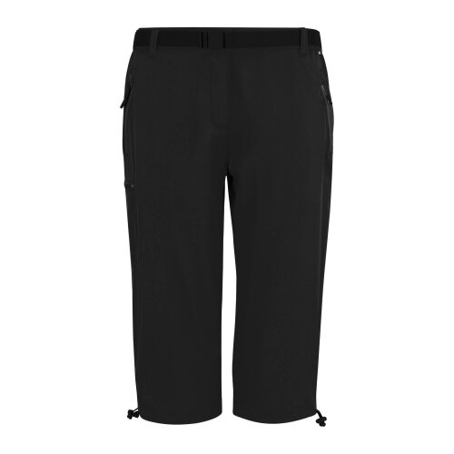 Regatta Womens Xert Stretch Capri Trousers - Black - Black - 96% Recycled Polyester/4% Elastane