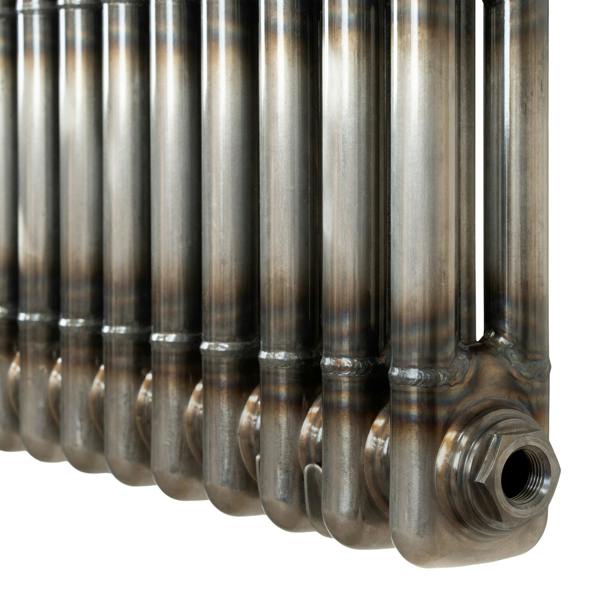 Monstershop Traditional 3 Column Radiator - 300 x 1010mm - Raw Metal