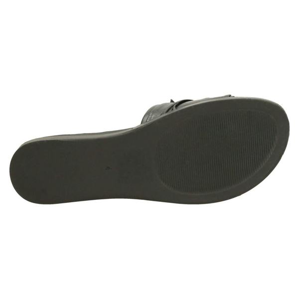 Leather Collection Ladies Leather Collection Twisted Vamp Mules F00203