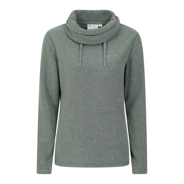 Mountain Warehouse Womens/Ladies Hebridean Cowl Neck Fleece Top - Dark Khaki