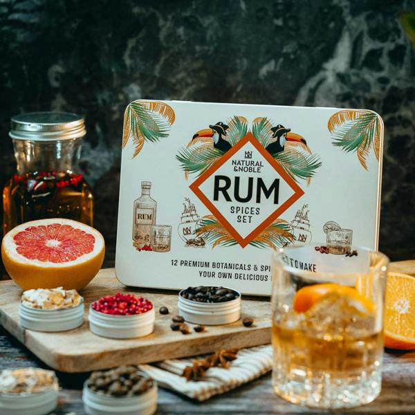 Natural & Noble DIY Rum Kit Alongside Botanicals and Infused Rum