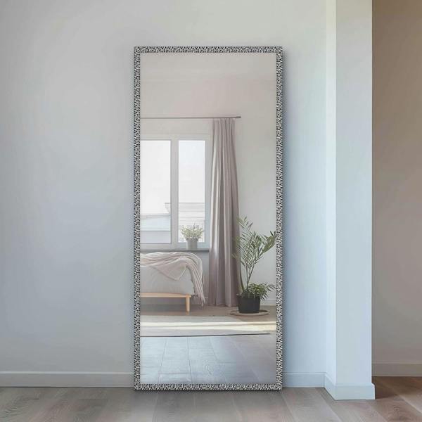 Nielsen Florentina Wall Mirror With Mosaic Design Frame - Silver
