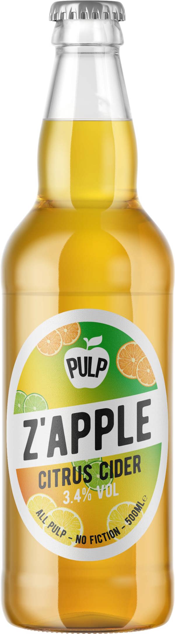 Celtic Marches PULP Z'Apple Citrus  3.4% 500ml Bottles