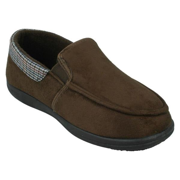 Padders Mens Padders Slip On Memory Foam Slippers Stan