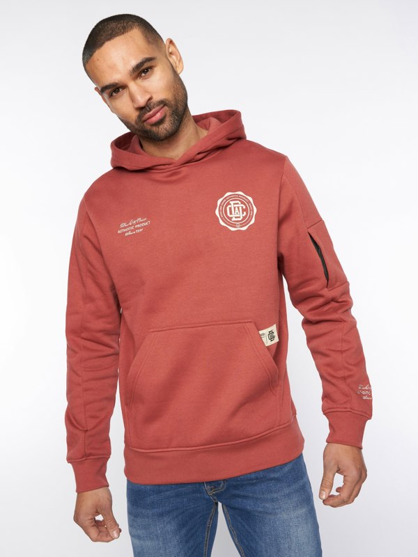 Duck and Cover Keyaan Hoodie - Red