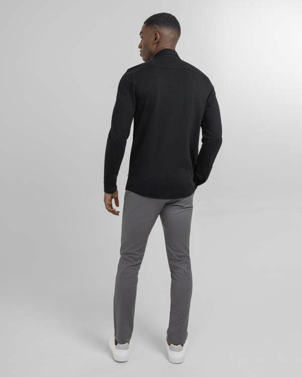Steel & Jelly Pique Jersey Long Sleeve Shirt