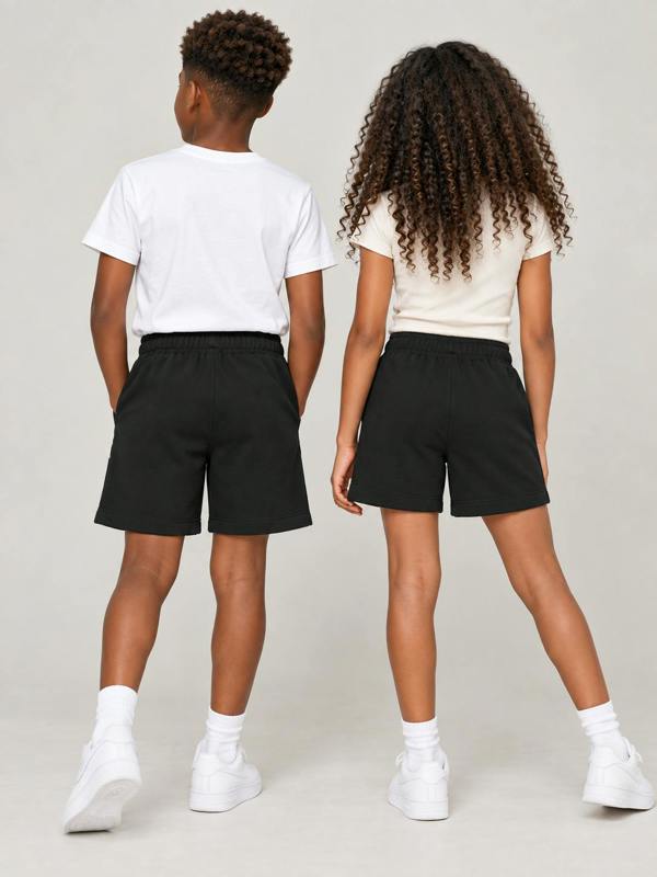 Childsplay Kids Cotton Shorts in Black