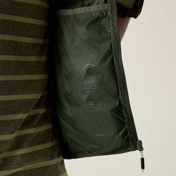 Regatta Mens Hillpack II Gilet - Dark Khaki