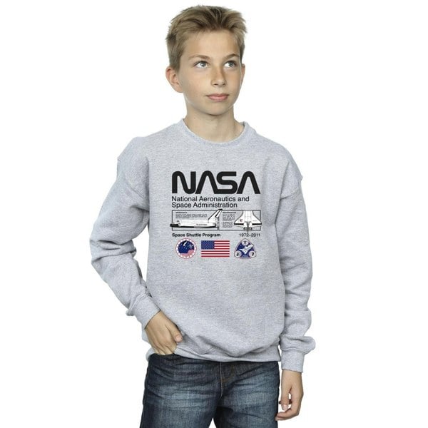 NASA Boys Space Admin Sweatshirt - Sports Grey