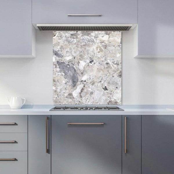 Warren Reed - Designer Silver Quartz Effect Kitchen Splashback