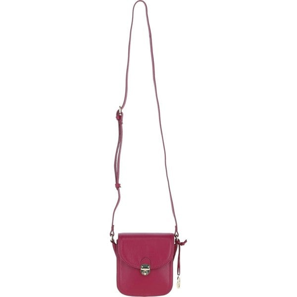 Elegant Leather Crossbody Bag with Twist Lock: y-52