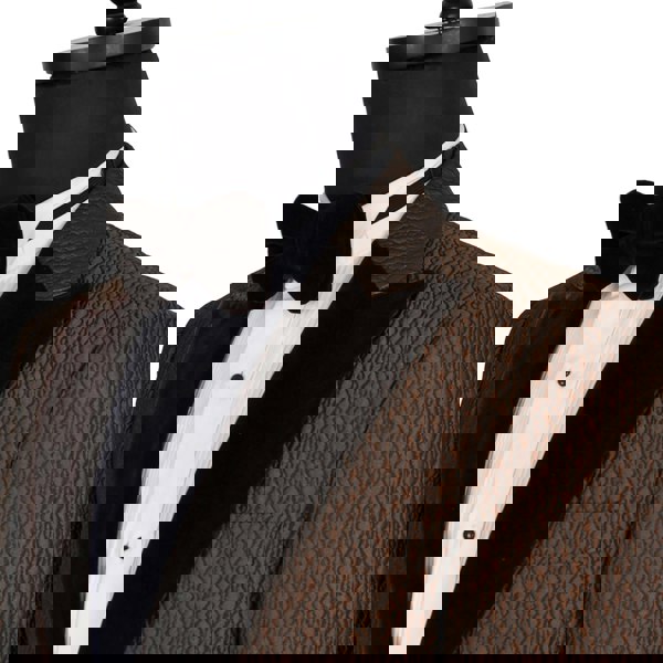 David WeJ DW Signature Velvet Peak Lapel Blazer - Brown