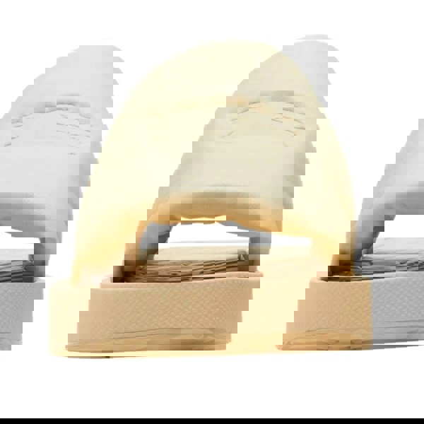 BURBERRY 8081569 Burberry EKD Slab leather slides BUTTER (Beige) SLAB KNIGHT SANDAL MALE UK 8