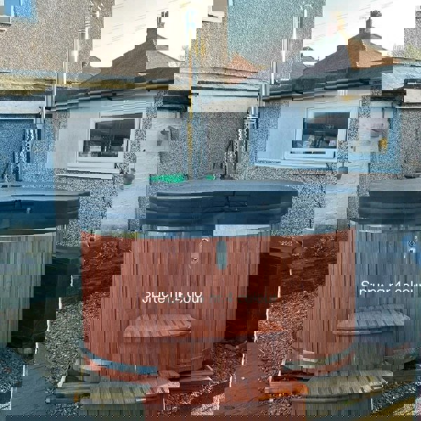 Wood Fired Ofuro Style Hot Tub | Fibreglass Liner | for couples.