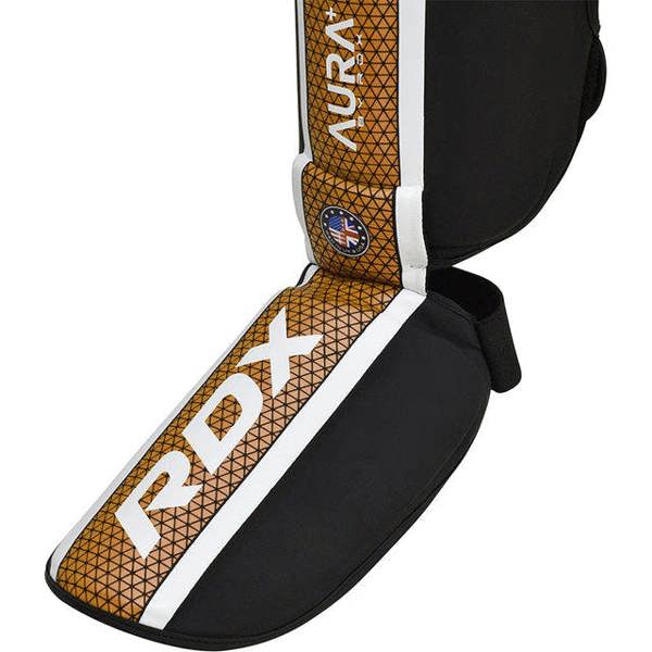 RDX Sports SHIN INSTEP AURA PLUS T-17 BLACK GOLDEN