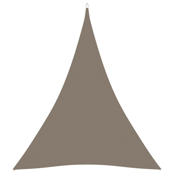 Berkfield Sunshade Sail Oxford Fabric Triangular 4x5x5 m Taupe