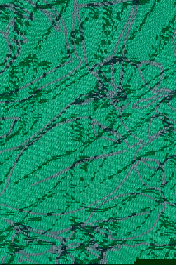 Floral Outline Knit Jumper