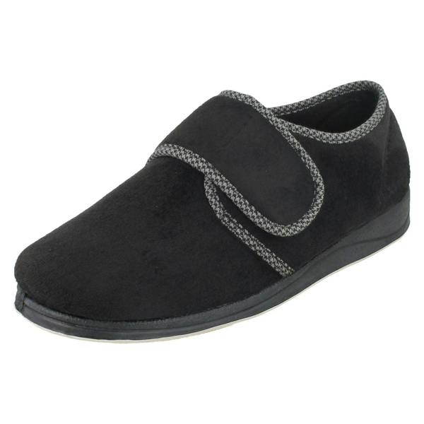 Padders Mens Padders Memory Foam Comfort Slippers Harry