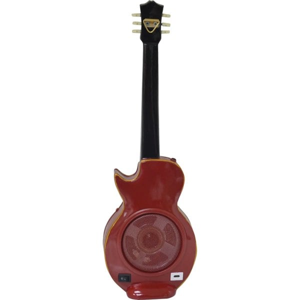Maison des Cadeaux Sunburst Les Paul Guitar-Style Portable Speaker