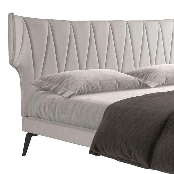 Angel Cerdá Light Grey Fabric Bed 7160