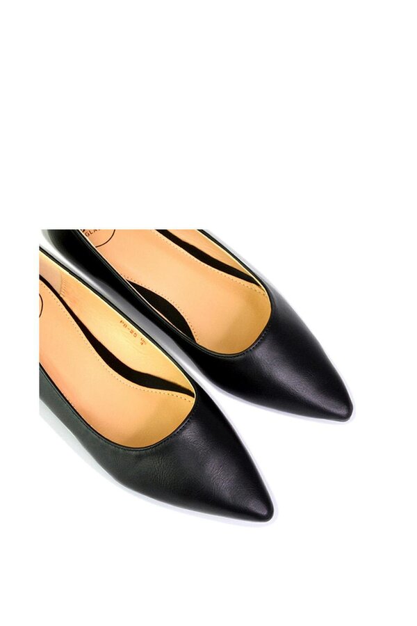 XY LONDON Pointed Toe Slip on Flat Ballerina Pump Shoes