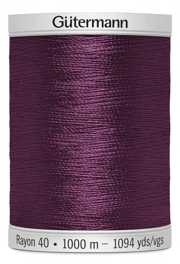 Gutermann No 40 Sulky Rayon Embroidery Thread 1000m Rayon Thread Suitable For Embroidery