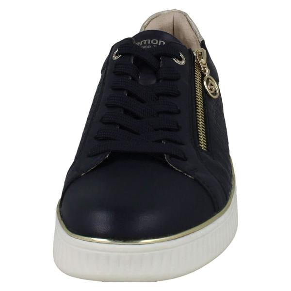 Remonte Ladies Remonte Everyday Casual Leather Trainers D2E00