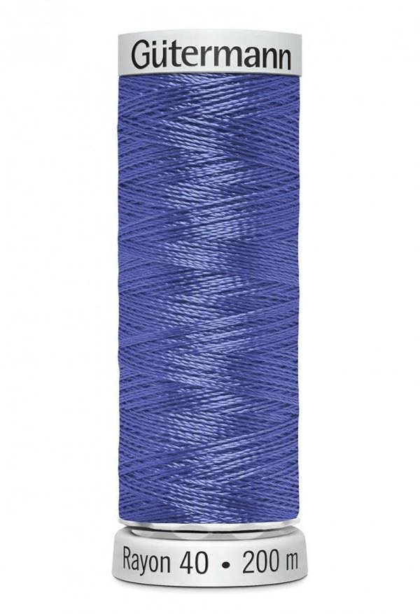 Gutermann No 40 Sulky Rayon Embroidery Thread 200m Rayon Thread Suitable For Embroidery