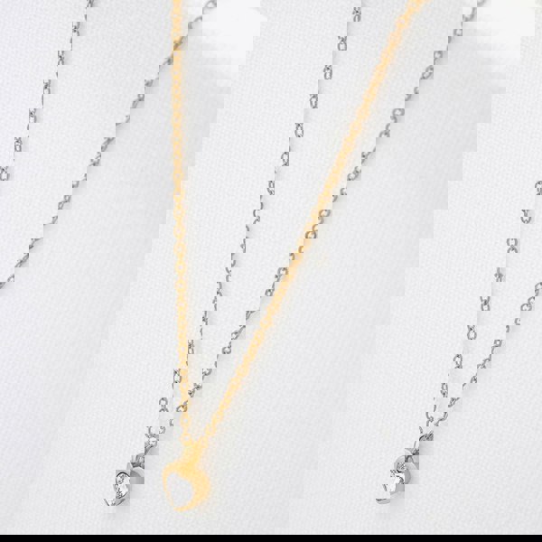 Ted Baker Hannela Gold Tone Crystal Heart Pendant Necklace TBJ1681-02-02