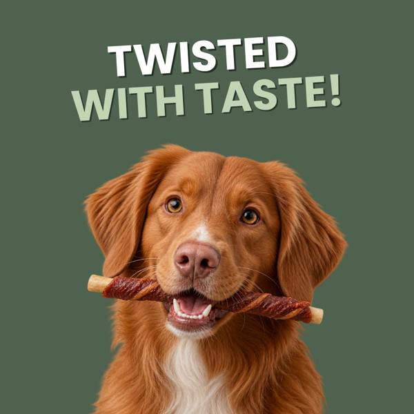 Favour Duck Twist Wrap Dog Treats 100g