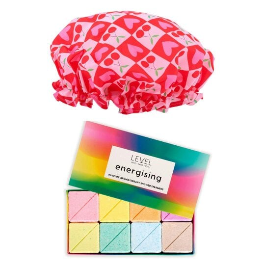 Shower Sanctuary Set - Various Prints - Sweet Cherry