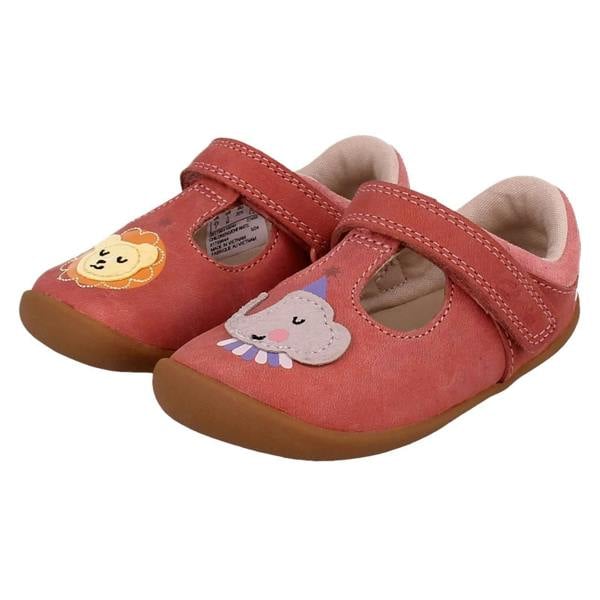 Clarks Girls Clarks Elephant And Lion Design T-Bar Shoes Roamer Hats