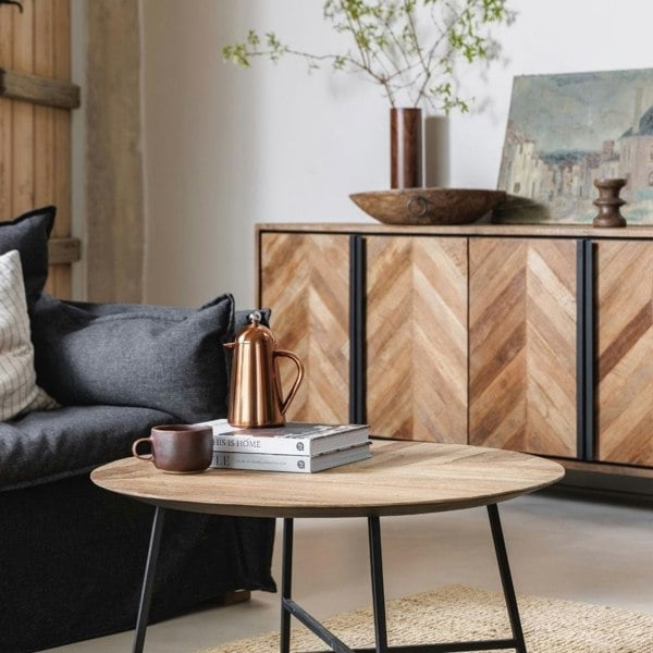 Hemming & Wills Reclaimed Solid Teak Wood Wide Sideboard - Richmond Collection