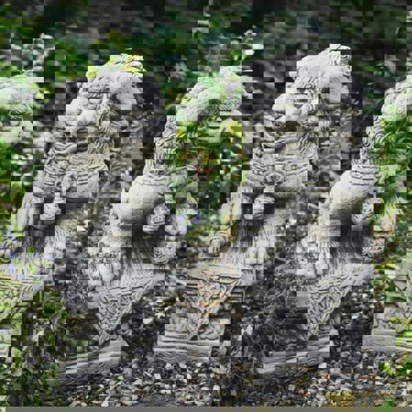 Pair of Medium Chinese Foo Dogs statues