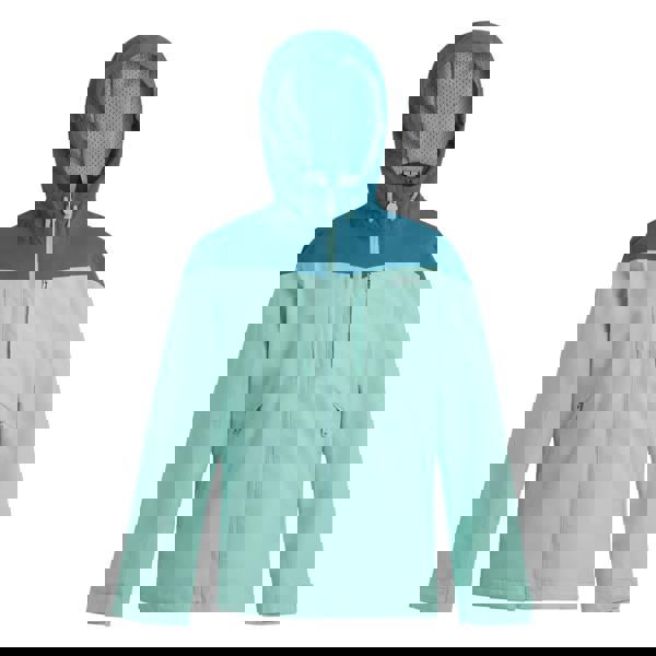 Regatta Childrens/Kids Highton VI Waterproof Jacket - Aruba Blue/Exotic Plume/Icy Morn - 