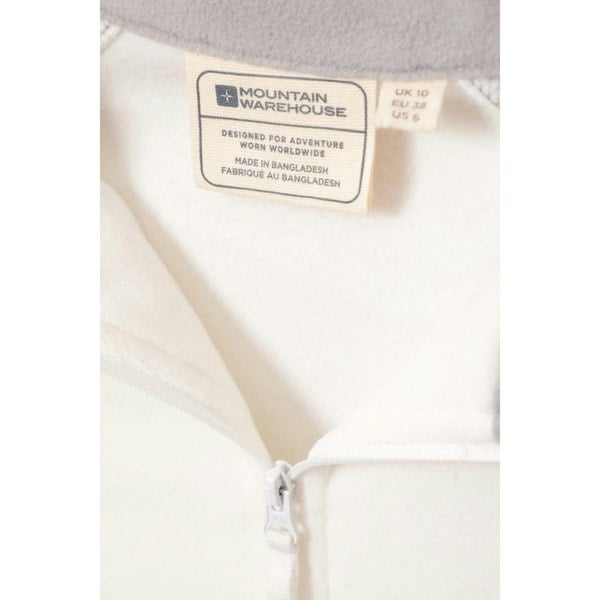 Mountain Warehouse Women's Montana Half Zip Fleece Top - Beige