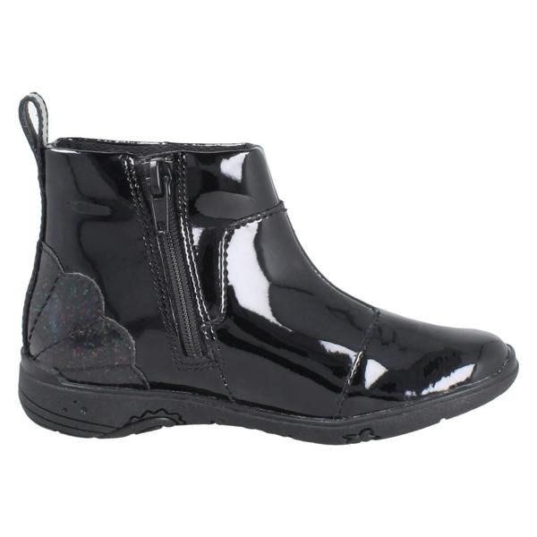Clarks Girls Clarks Unicorn Detail Ankle School Boots Relda Glow