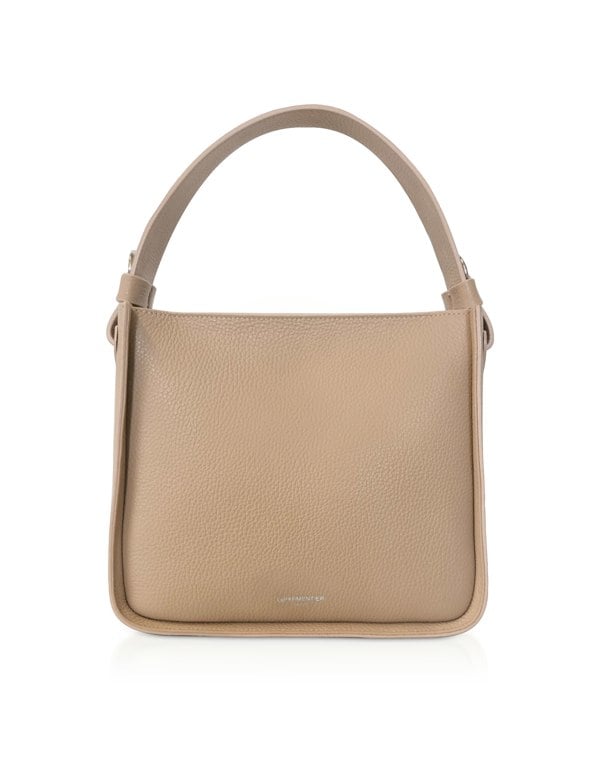 Le Parmentier Duplo Medium Top Handle bag - Powder